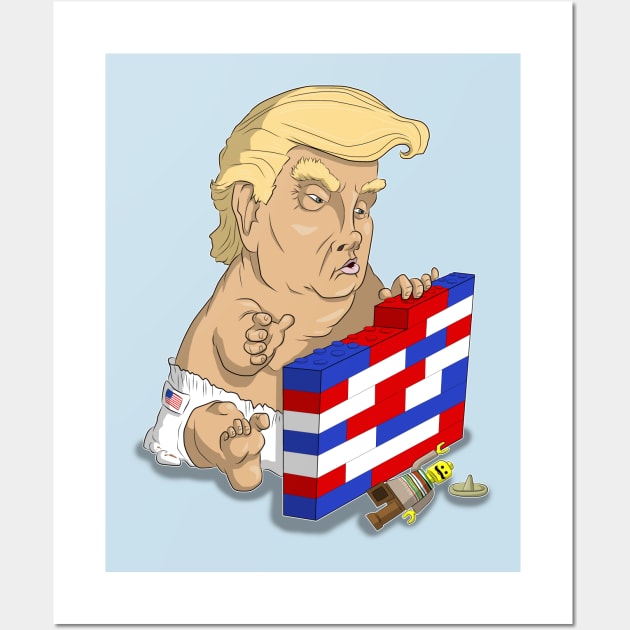 trump Wall Art by bobgoodallart